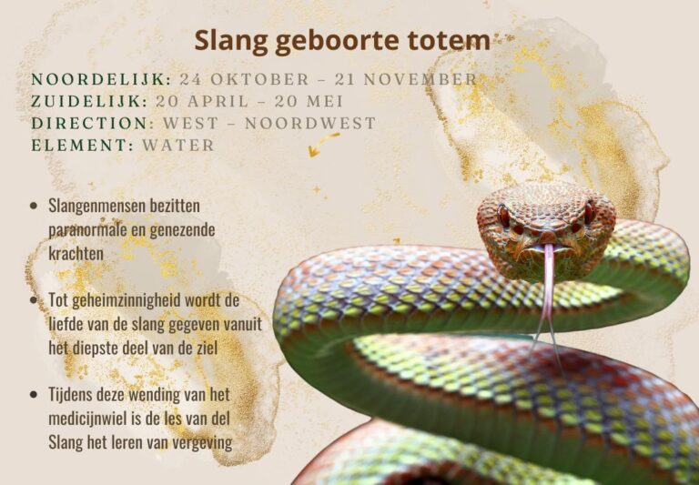 Geboorte totem slang