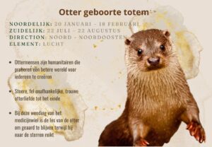 otter geboorte totem