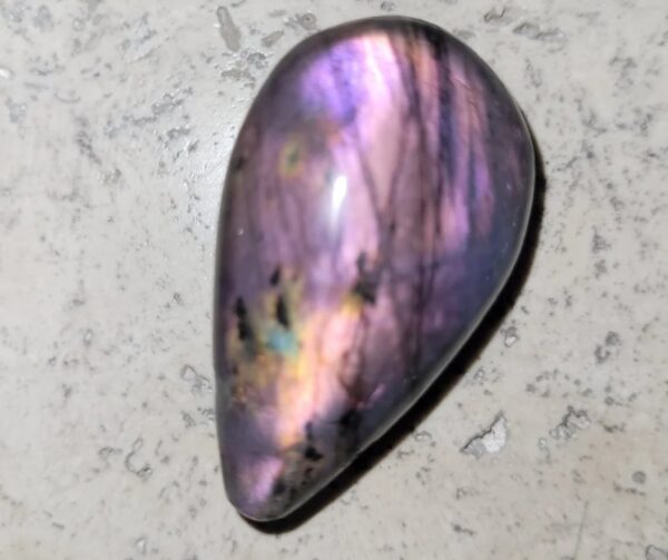 Labradoriet druppel hanger