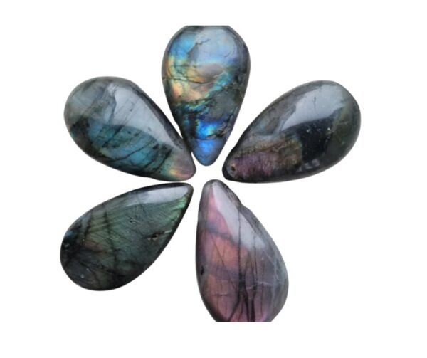 Labradoriet druppel hanger