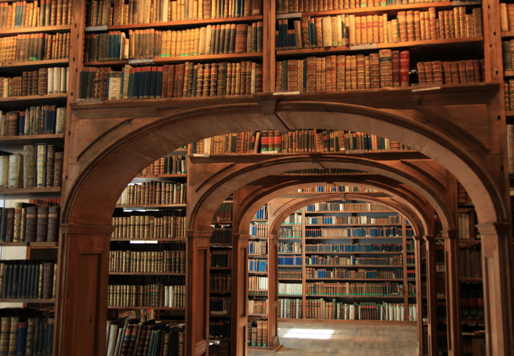 Bibliotheek boeken symboliek spirituele betekenis dromen droom