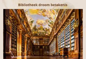 Bibliotheek boeken symboliek spirituele betekenis dromen droom