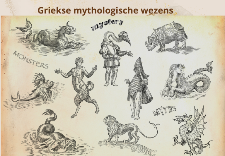 Griekse mythologische wezens monsters symboliek mythe spiritueel spirituele betekenis