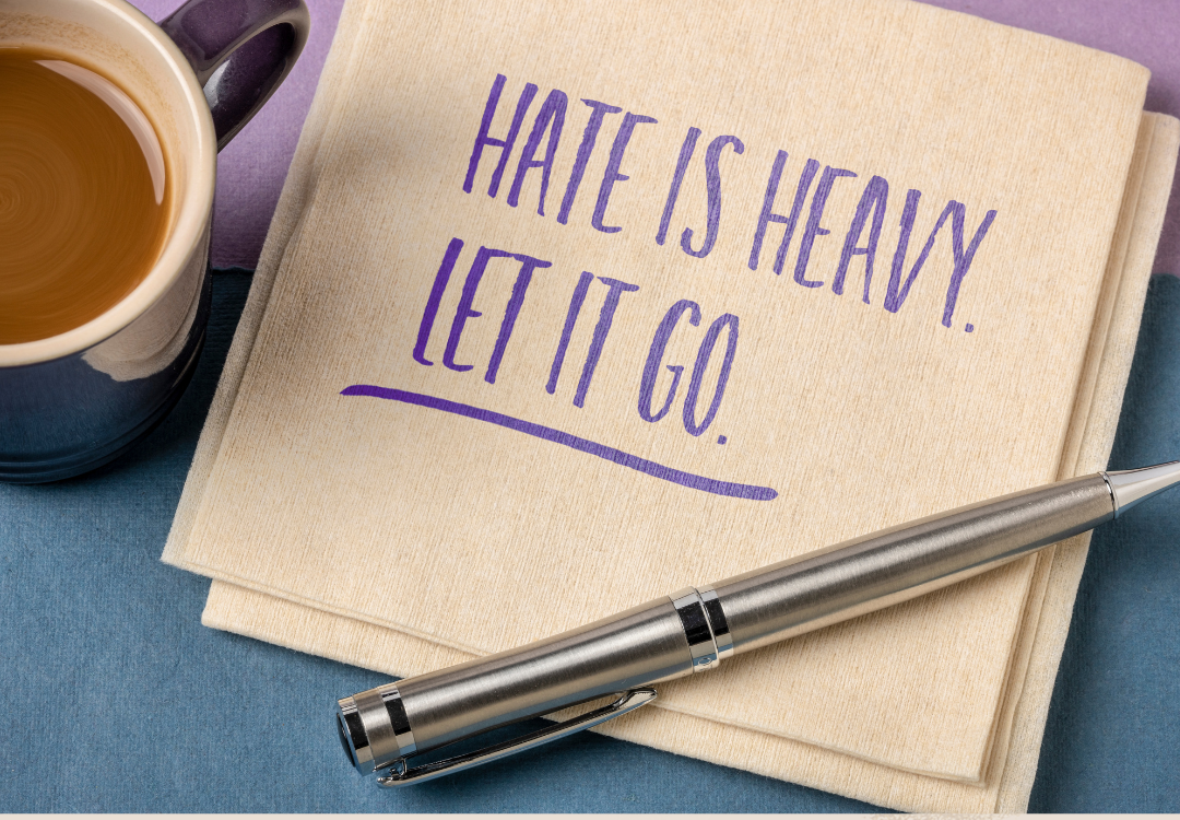 Persoon die ik haat , niet mag spirituele betekenis symboliek